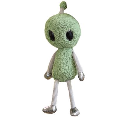 China Hot Selling Alien Stuffed Animal Plush Pillow Stuffed Animal Doll Alien Green Elf Plush Toys Gifts For Children for sale