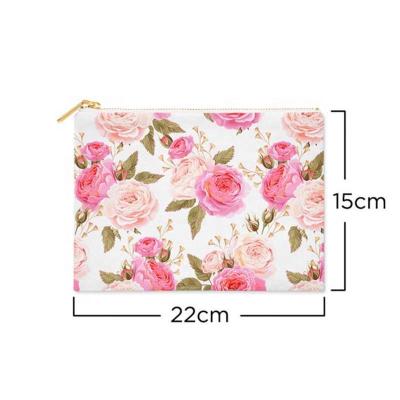 China Eco-friendly Perfect for Canvas Cotton Bag Set Makeup Bag Bridesmaid Shopping Cosmetic Bag for sale