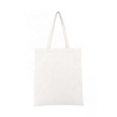 China Handled 27(Width)*32(Height)cm Durable Empty Canvas Tote Bag Stock Canvas Tote Bags Cotton Eco Friendly Shopping Bags With Low MOQ for sale