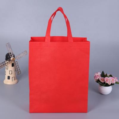 China BIODEGRADABLE Reusable Nonwoven Shopping Tote Bag 30*35*10cm Mixed Color Non Woven Tote Bags Recyclable Nonwoven Tote Bags For Shopping for sale