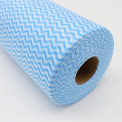 China Sustainable Household Colorful Nonwoven Spunlace Rag Kitchen Dish Clean Cloth for sale