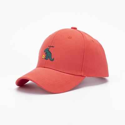 China Unique Cheap Dinosaur Embroidered Unisex Baseball Cap Quality Guaranteed Multi-panel Hat Small for sale