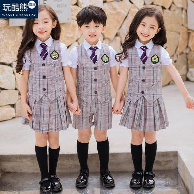 China New Summer Wholesale School Uniforms Formal School Uniforms Primary School Uniforms for sale