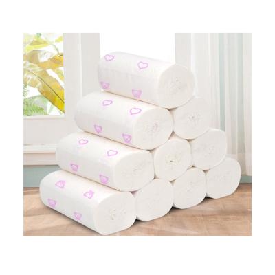 China Eco - Friendly Fabric Wholesale Low Price Eco - Friendly Folded Solid Printed Toilet Paper for sale