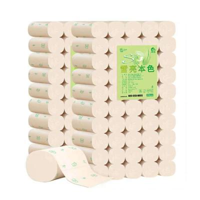 China High Quality And Inexpensive Eco-friendly Material Tissue Paper Towel Solid Printed Bathroom Toilet Paper for sale