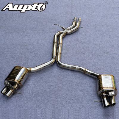 China 304 Stainless Steel Car Exhaust Catback Exhaust Control Valve Exhaust Pipes For Audi RS5 2.9T for sale