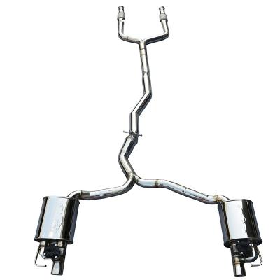 China 304 Stainless Steel Car Exhaust Catback Exhaust Control Valve Exhaust Pipes For Mercedes-Benz AMG C43 for sale