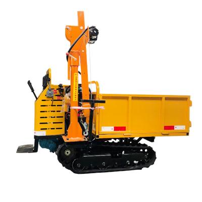 China 0.8TON Crawler Dumper Truck Mini Crawler Handheld Agricultural Dump Truck For Sale 1 - 10t for sale