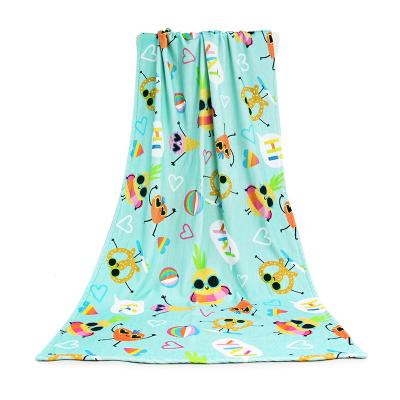 China Top Selling Custom 100% Green Pattern Cotton Digital Printing Bath Towel QUICK DRY for sale