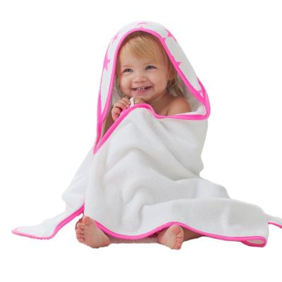 China Wholesale Custom Pure Hooded Towel Soft 100% Cotton Bath Towel Safe For Baby Kids for sale