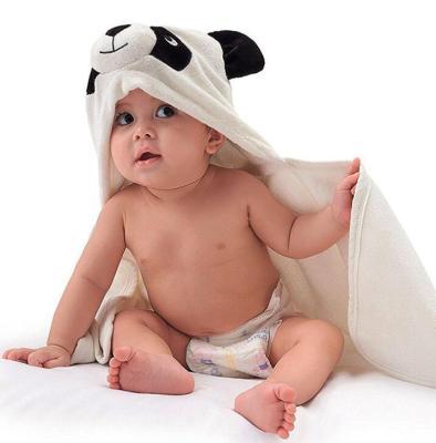 China Custom Made Bamboo Baby Towels Baby Hooded Towel Safe For Kids With Hood for sale