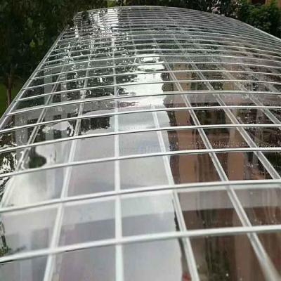 China Durchsichtige Terrassen-Dachplatten Scheinwerferplatte Polycarbonat Massivblech Baustoff für Balkondecken zu verkaufen