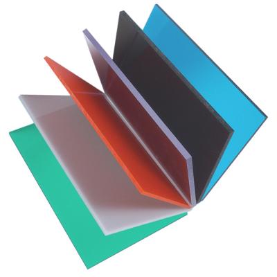 China Clear Scratch Resistant Transparent 4 X 8 Feet Sun Sheets  Polycarbonate Transparente Poly Carbonate Sheet for sale