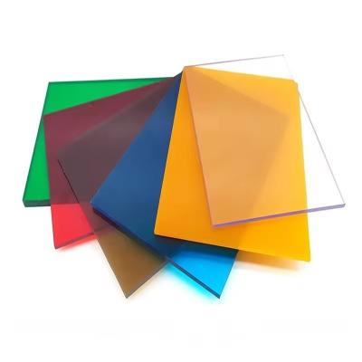 China 5mm 10mm 15mm 16mm 18mm  Impact Resistance Polycarbonate Sheet PC Solid Sheet for Highway Soundbarrier for sale