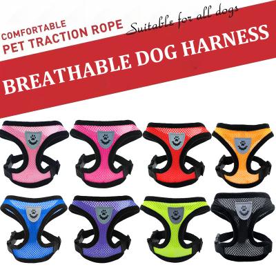 China Lights Adjustable Vest Walking Lead Cat Harness Wholesale Dog Small Harness with Leash for sale