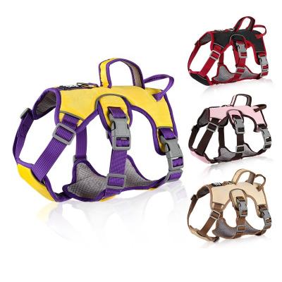 China Personalized Hot Selling Quick Release Large Medium Padded Dog Harness Adjustable Dog Harness For Large Dogs for sale