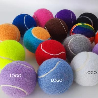 China Stocked Pet Suppliers Eco-friendly Wholesale Rubber Dog Toys Chew Pet Tennis Interactive Dog Toy Ball for sale