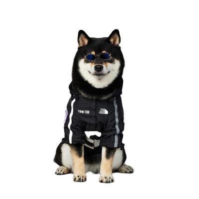 China Stocked WHOLESALE LUXURY DOG CLOTHES FOR All Seasons dog clothes waterproof Raincoat Pet Jacket for sale