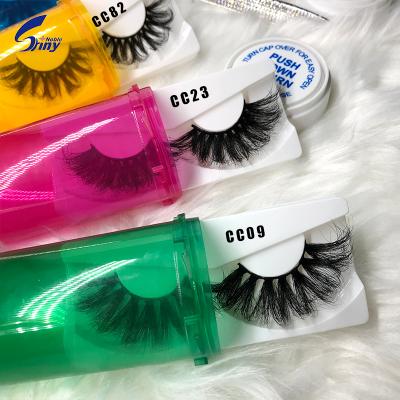 China Free Sample 3d Mink Eyelashes Vendor Box Custom Lash Mink Eyelash Wholesale 100% Natural Tapered Box Label for sale