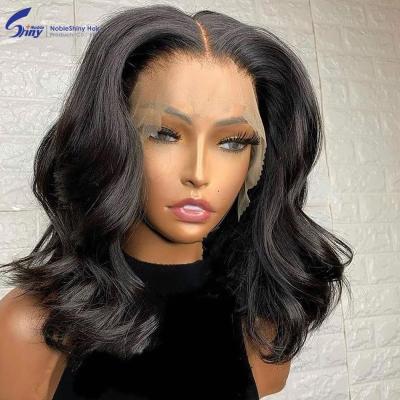 China Hot Selling HD Transparent Water Wave 13*6 Lace Top Wigs Lace Front Remy Human Hair Wigs Pre Plucked With Baby Hair for sale