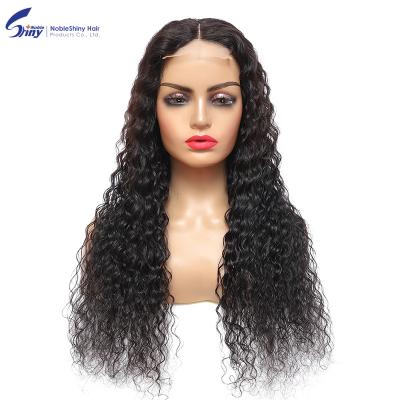 China Deep Wave Real HD Lace Closure 5x5 Wig Natural Remy Human Hair Pre-Plucked Hairline Deep Wave Lace Wigs For Women for sale