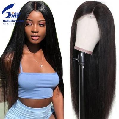 China Whosale 13*4 Silky Straight Hair Brazilian Wigs Silky Straight Wigs With Transparent Hairline HD Lace Pre-plucked Headband for sale