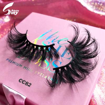 China Full Strip 25 Mink Lashes Natural Lashes Vendor Wholesale With Packaging Custom Mink Lashes From Private Label Manufacturer for sale