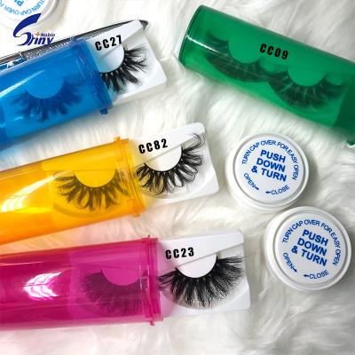 China Full Strip 100 Mink Eye Lash Vendor Eyelash Boxes Natural Eyelashes Lower Prices for sale