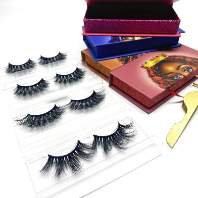 China Multilayer The Most Popular Custom Made 3d Private Label False Eyelashes Natural Mink False Eyelashes Vendors for sale