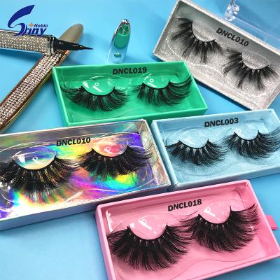 China Fake Mink Eyelashes Customized Packaging Boxes Wholesale Natural Fluffy Vegan Full Strip Lashes Sellers Private Label for sale