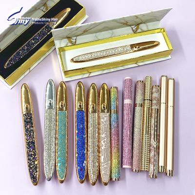 China Waterproof 2021 new Lashglue Pen Eyeliner Adhesive Eyelash Magnetic waterproof eyeliner Pen Private Label Customized Boxes for sale