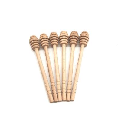 China Mini Wooden Honey Spoon Eco Friendly Sustainable Honey Dipper Sticks for sale