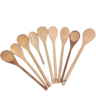 China Sustainable Eco-friendly Wooden Cutlery Set With Long Handle Different Size Accessories Kitchen Gadgets Spices Jars Contain With Spoon for sale