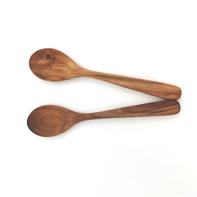 China Sustainable Wood Serving Soup Spoon Salad Spoon Wholesale On Sale for sale