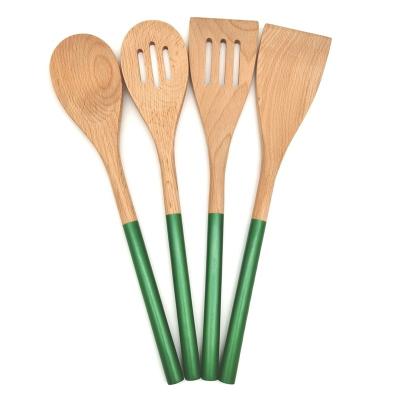 China Viable Turner Beech Wood Kitchen Cookware Spoon and Set for sale