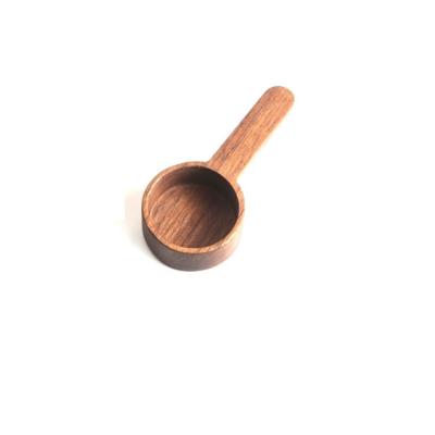 China 2021 Viable Hot Sale Customized Laser Logo Handmade Factory Wholesale Wooden Coffee Spoon for sale