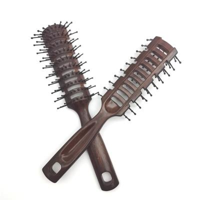 China Factory Sale Portable Rib Hair Brush Vent Massage Plastic Professional Hair Brush for sale