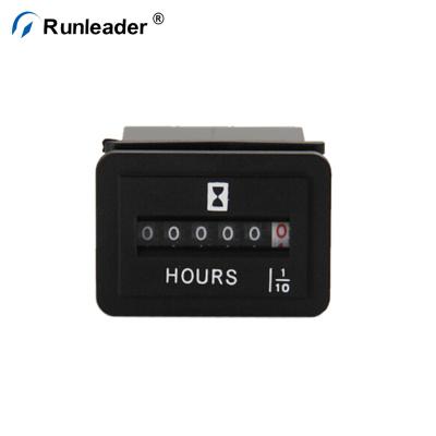 China Runleader 12V 24V 36V 48V Marine Auto Truck Hour Meter Industrial Metering Timer for sale