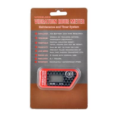 China Runleader Industrial Vehicle Truck Tractor Digital Diesel Engine Vibration Hour Meter for sale