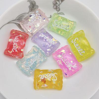 China Candy Environmentally Friendly Soft Kids Sequin Jewelry Resin Accessories Diy Storage Box Epoxy Phone Case Beauty Materials for sale