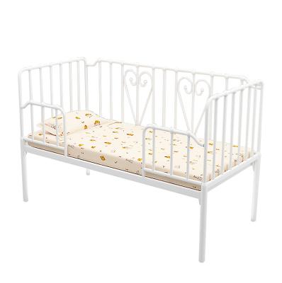 China Modern Simple White Bed Children's Metal Bed Children's Bedroom Metal Bed for sale