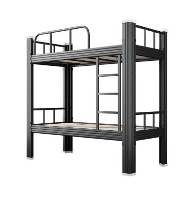 China Wholesale school bunk bed dormitory metal bunk bed cheap metal storage bed thickened for sale