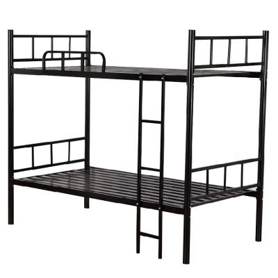 China Wholesale Steel Bunk Bed Cheap Adult Bunk Bed Metal Storage School Heavy Metal Bed for sale