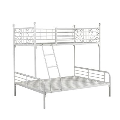 China Adult Three Person Metal Bunk Bed Bedroom Furniture Mother Child Modern Simple Bed Children's Metal Bunk Bed for sale