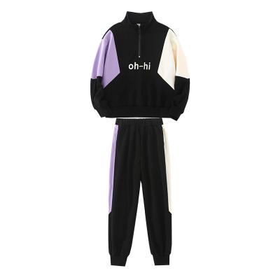 China Cotton children's clothing girls' sports suits spring and western style girls' two-piece s new autumn 2022 middle-aged children's small for sale