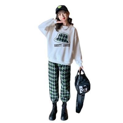 China Fashionable cotton girl suit 2022 new girl sports sweater spring clothing and autumn children's clothing for sale