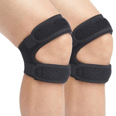 China Supply 2 Packs Knee Pain Relief Support New Product Patella Tendon Knee Strap Sports Protector Rising Brace for sale