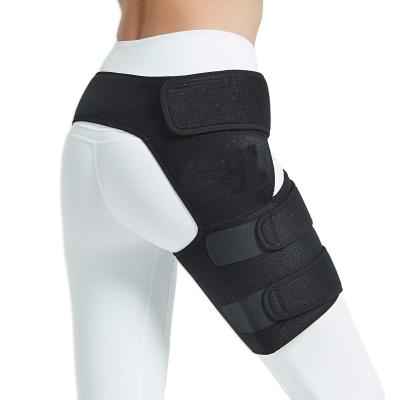 China Wholesale Hip Tension Brace Hip Brace Thigh Compression Sleeve Tendon Compression Sleeve and Groin Compression Wrap Wholesale for Hip Pain Relief for sale