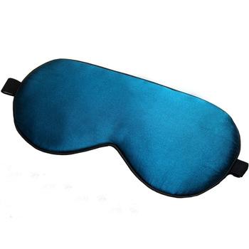 China Anti-Wrinkle Natural Silk Sleep Mask Soft Eye Cover Visor For Night Sleep for sale