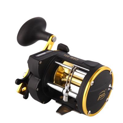 China LEFT HAND 6.0:1 Spinning Fishing Reels 3BB Drum Wheel Boat Right Hand Sea Fishing Reel With Built-in Line Counter for sale